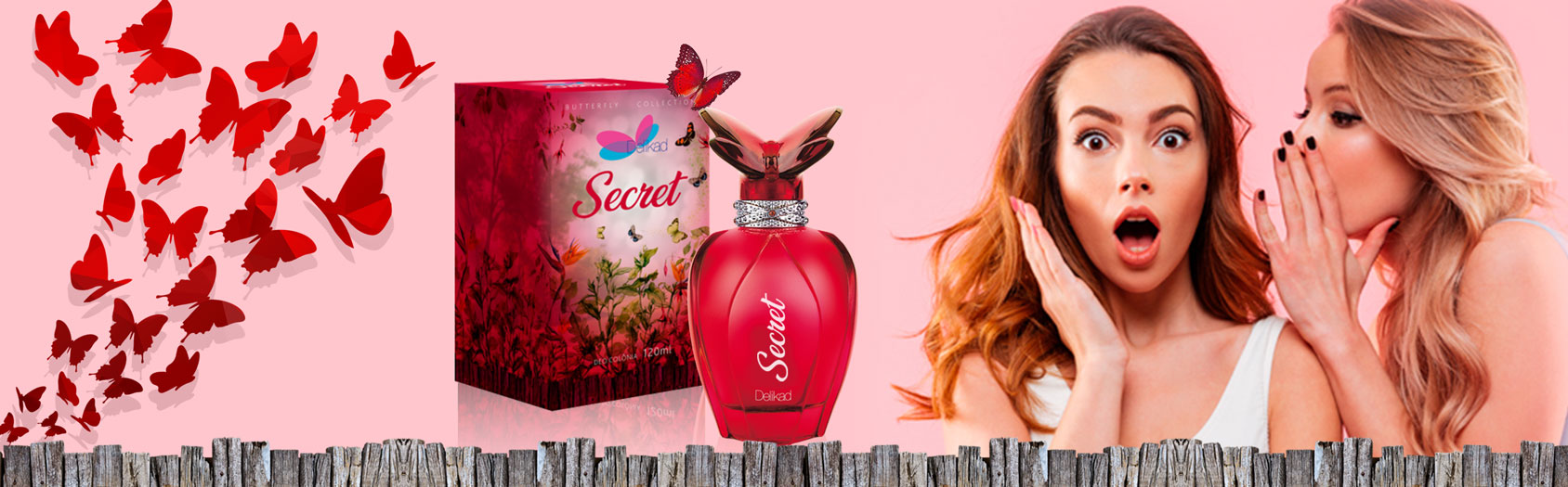 Delikad Lança Nova Fragrância “Secret” da Linha Butterfly Collection