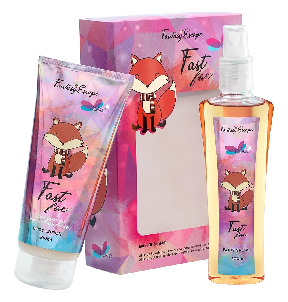 Kit Delikad Fantasy ESCAPE FAST FOX (body Splash+ Body Lotion )